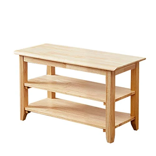 OGCAU Shoe Bench Entryway With Storage Bench For Bedroom, Ottoman, 2 Tier, Shoe Rack Organizer For Door, Good Load Bearing, Ideal For Entryway Hallway Living Room And Corridor(Natural 23.6") 5 OGCAU Shoe Bench Entryway With Storage Bench For Bedroom, Ottoman, 2 Tier, Shoe Rack Organizer For Door, Good Load Bearing, Ideal For Entryway Hallway Living Room And Corridor(Natural 23.6") - Image 3