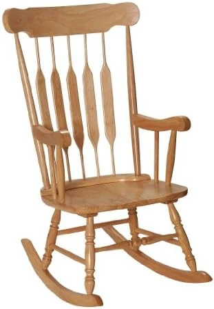 Gift Mark Rocking Chairs - Classic Wooden Rocker - Comfort Fitted Design Perfect For Living Rooms, Bedrooms, Nurserys, And More - Classic Vintage Style Chairs (White) 5 Gift Mark Rocking Chairs - Classic Wooden Rocker - Comfort Fitted Design Perfect For Living Rooms, Bedrooms, Nurserys, And More - Classic Vintage Style Chairs (White) - Image 3