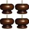 Osborne Wood Products - Colonial Traditional Style Couch Legs (Set Of 4) - Walnut Stain Finish On Authentic Rubber Wood - Overall Dimensions: 3.75" X 5" (Top Dimensions 3.5") 2 Osborne Wood Products - Colonial Traditional Style Couch Legs (Set Of 4) - Walnut Stain Finish On Authentic Rubber Wood - Overall Dimensions: 3.75" X 5" (Top Dimensions 3.5") -Amazon Store 41sV9xOVMcL