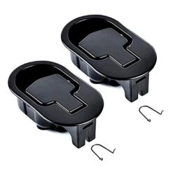 XPIWHTOW Bestdealing 2 Pack Metal Recliner Replacement Parts Durable Metal Handle Recliner Chair Sofa Couch Release Lever Replacement Pull Handle Black Suite Recliner Fit For Ashley And Major Etc