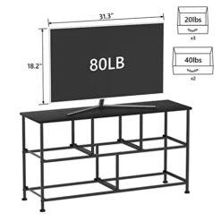 Furmax Dresser For Bedroom With 5 Drawers, Wide Chest Of Drawers, Fabric Closet Dresser, Clothing Storage Organizer Unit With Fabric Bins, For Closet, TV Stand, Living Room, Hallway, Nursery (Black) -Amazon Store 41sg4CRvadL