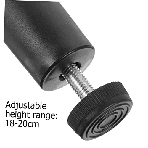 Homoyoyo 2pcs Bed Support Frame Replacement Bed Legs Replacement Adjustable Bed Legs Beam Adjustable Black Plastic Steel Bed Replacement Parts Bed Center Leg Bed Frame Replacement Parts 5 Homoyoyo 2pcs Bed Support Frame Replacement Bed Legs Replacement Adjustable Bed Legs Beam Adjustable Black Plastic Steel Bed Replacement Parts Bed Center Leg Bed Frame Replacement Parts - Image 3