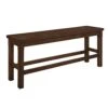 Homelegance Counter Height Dining Bench Brown -Amazon Store 41t6biK7MpL