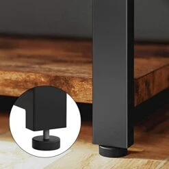 IRONCK Rustic Entryway Console Table, Long Hallway Table 47in 3-Tier, TV Stand Entertainment Center Media Stand For Living Room, Industrial Style, Vintage Brown -Amazon Store 41tA96UhSgL 1