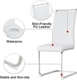 LFVFFA Glass Dining Table Set Of 4, Dining Table And Chairs Set, Modern Dining Room Furniture Set,for Dining Room,Kitchen (White Striped Chair Set, 47-inch Tempered Glass Table Top) 20 LFVFFA Glass Dining Table Set Of 4, Dining Table And Chairs Set, Modern Dining Room Furniture Set,for Dining Room,Kitchen (White Striped Chair Set, 47-inch Tempered Glass Table Top) -Amazon Store 41tJWTnqQWL