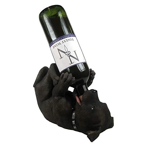 Nemesis Now Guzzlers Staffordshire Bull Terrier Wine Bottle Holder 20cm Black 3 Nemesis Now Guzzlers Staffordshire Bull Terrier Wine Bottle Holder 20cm Black