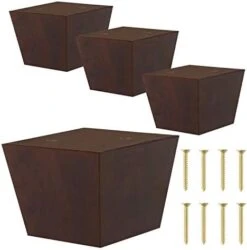 ComfortStyle Furniture Legs For Sofa Chair Couch Or Ottoman, Set Of 4 Replacement Feet, 3 Inch Tall, Square With Tapered Sides, Dark Espresso Finish 17 ComfortStyle Furniture Legs For Sofa Chair Couch Or Ottoman, Set Of 4 Replacement Feet, 3 Inch Tall, Square With Tapered Sides, Dark Espresso Finish -Amazon Store 41tpKaTDeLL. AC