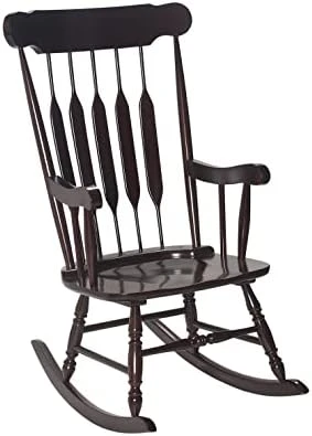 Gift Mark Rocking Chairs - Classic Wooden Rocker - Comfort Fitted Design Perfect For Living Rooms, Bedrooms, Nurserys, And More - Classic Vintage Style Chairs (White) 4 Gift Mark Rocking Chairs - Classic Wooden Rocker - Comfort Fitted Design Perfect For Living Rooms, Bedrooms, Nurserys, And More - Classic Vintage Style Chairs (White) - Image 2