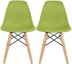 2xhome Set Of 2 Kids Size Plastic Toddler Chairs With Natural Wooden Dowel Legs, Yellow -Amazon Store 41u2rYQBqmL. AC