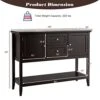HAPPYGRILL Buffet Sideboard Solid Wood Storage Cabinet Console Table With 2 Drawers & Shelf, Buffet Server Cupboard For Kitchen, Entryway, Living Room 2 HAPPYGRILL Buffet Sideboard Solid Wood Storage Cabinet Console Table With 2 Drawers & Shelf, Buffet Server Cupboard For Kitchen, Entryway, Living Room -Amazon Store 41uC85YXxxL