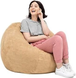 Jaxx Saxx 3 Foot Bean Bag Chair With Removable Cover, Cinnabar -Amazon Store 41uPB1oprfL. AC
