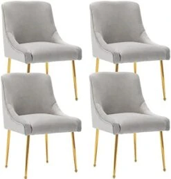 Guyou Kitchen & Dining Room Chairs Set Of 6, Black Velvet Dining Chairs Upholstered Accent Chairs Side Chairs For Kitchen Dining Room Living Room Bedroom (Black) 22 Guyou Kitchen & Dining Room Chairs Set Of 6, Black Velvet Dining Chairs Upholstered Accent Chairs Side Chairs For Kitchen Dining Room Living Room Bedroom (Black) -Amazon Store 41uXrfj6KZL. AC