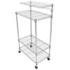 BZGWECD 4 Layer Adjustable Kitchen Bakers Rack Shelf Microwave Oven Stand Storage Cart With Wheel Cart For Spices, Pots, And Pans -Amazon Store 41uhahOMHaL