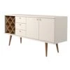 Manhattan Comfort Utopia Sideboard Buffet Stand, Off Off White And Maple Cream -Amazon Store 41ulKAc3icL