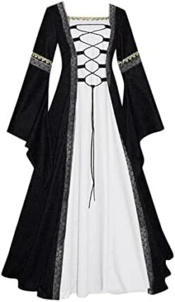 JEGULV Womens Irish Faire Renaissance Dress Pirate Costume 18th Medieval Dress Chemise Peasant Dress Halloween Gown Dresses 24 JEGULV Womens Irish Faire Renaissance Dress Pirate Costume 18th Medieval Dress Chemise Peasant Dress Halloween Gown Dresses -Amazon Store 41ulUl8mtNL. AC