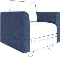 LLappuil Modular Sofa Middle Module With Storage For Customizable Sectional Couch, Accent Armless Chair, Waterproof, Anti-Scratch And Antistatic Fabric Sectional, Brown -Amazon Store 41uobdDZXaL. AC 1