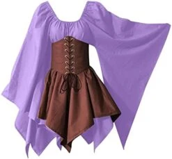 JEGULV Medieval Fairy Cosplay Set Women's Gothic Elf Fairy Short Dresses Renaissance Costumes Halloween Flare Sleeve Dress 30 JEGULV Medieval Fairy Cosplay Set Women's Gothic Elf Fairy Short Dresses Renaissance Costumes Halloween Flare Sleeve Dress -Amazon Store 41upBb nXxL. AC