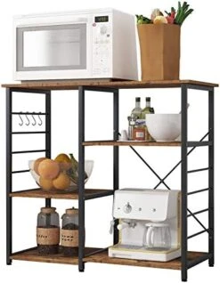 Soges Multi-Layers Kitchen Baker's Rack Utility Microwave Oven Stand Storage Cart Workstation Shelf Coffee Cart, Black 171-BK 14 Soges Multi-Layers Kitchen Baker's Rack Utility Microwave Oven Stand Storage Cart Workstation Shelf Coffee Cart, Black 171-BK -Amazon Store 41v4nDxkLqL. AC