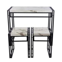 Atlantic Dining Table Set - 3 Piece Set In Marble PN82008039 -Amazon Store 41vAy1cSGdL