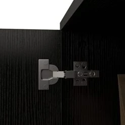 Panana 2 Door Kitchen Buffet Storage Cabinet Accent Console Table For Kitchen Dining Living Room Hallway Office (Black) -Amazon Store 41vF9guSJHL