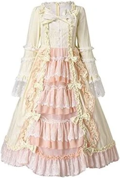 JEGULV Victorian Gown Dress For Women, Women's Court Cosplay French Lolita Dress Halloween Princess Costume Renaissance Dress -Amazon Store 41vIEKKbQIS. AC