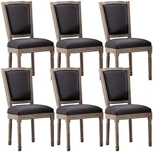 Virabit French Dining Chairs Set Of 2, Rattan Farmhouse Upholstered Dining Chairs With Curved Backrest And Beautifully Carved Solid WoodFrame For Living Room, Kitchen, Restaurant 12 Virabit French Dining Chairs Set Of 2, Rattan Farmhouse Upholstered Dining Chairs With Curved Backrest And Beautifully Carved Solid WoodFrame For Living Room, Kitchen, Restaurant - Image 10