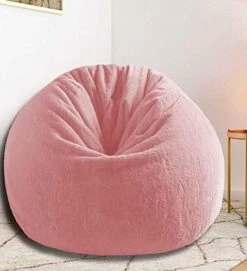 Mollismoons Pink Fur Bean Bag Supper Soft Bean Bag For Home Bean Bags Pink Color Bean Bag Chair Luxury Bean Bags (XXL For Teenager, Without Beans Covers Only) 11 Mollismoons Pink Fur Bean Bag Supper Soft Bean Bag For Home Bean Bags Pink Color Bean Bag Chair Luxury Bean Bags (XXL For Teenager, Without Beans Covers Only) -Amazon Store 41vXMXipfL. AC