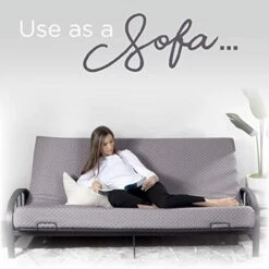 Milliard Memory Foam Futon Mattress – Full Size (Frame Not Included) (Grey) -Amazon Store 41vazD25MXL