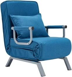 Haddockway Single Person Sofa Bed Sleeper Chair Convertible Chaise Lounge Couch,Folding Sofa Arm Chair With Pillow&5 Position Adjustable Backrest,Upholstered Lazy Bed Leisure Recliner For Home Office -Amazon Store 41vlPu74jEL. AC