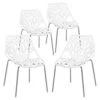 Bonnlo Modern Stackable Chair Set Of 4,Kitchen White Dining Chairs,Birch Sapling Comfy Chairs For Dining Room,Living Room,Waiting Room (White) 2 Bonnlo Modern Stackable Chair Set Of 4,Kitchen White Dining Chairs,Birch Sapling Comfy Chairs For Dining Room,Living Room,Waiting Room (White) -Amazon Store 41vo890zhaL