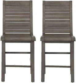 Progressive Furniture Willow Counter Chair (2/Ctn), Dark Gray 17 Progressive Furniture Willow Counter Chair (2/Ctn), Dark Gray -Amazon Store 41voYkZ3IhL. AC