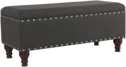Homepop Home Decor | Upholstered Bench With Nailhead Trim | Large Ottoman With Storage For Living Room & Bedroom | Decorative Home Furniture, Tan Linen 24 Homepop Home Decor | Upholstered Bench With Nailhead Trim | Large Ottoman With Storage For Living Room & Bedroom | Decorative Home Furniture, Tan Linen -Amazon Store 41vpgsNSJL. AC