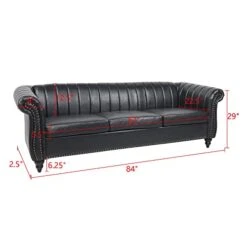 Chesterfield Sofa For Living Room, 3 Seater Sofa Couch Faux Leather Fabric Home Seating Couch Sofa For Home Furniture (Black) 16 Chesterfield Sofa For Living Room, 3 Seater Sofa Couch Faux Leather Fabric Home Seating Couch Sofa For Home Furniture (Black) -Amazon Store 41vpwHZ8azL