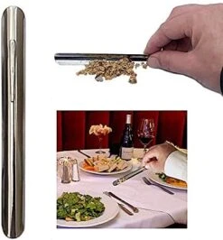 Stratus Stainless Steel Table Crumbers For Servers. Fine Dining Table Crumb Sweeper For Restaurant Tablecloths & Table Linen. Size - 6" Color - Silver 9 Stratus Stainless Steel Table Crumbers For Servers. Fine Dining Table Crumb Sweeper For Restaurant Tablecloths & Table Linen. Size - 6" Color - Silver -Amazon Store 41w34VLqSkL. AC