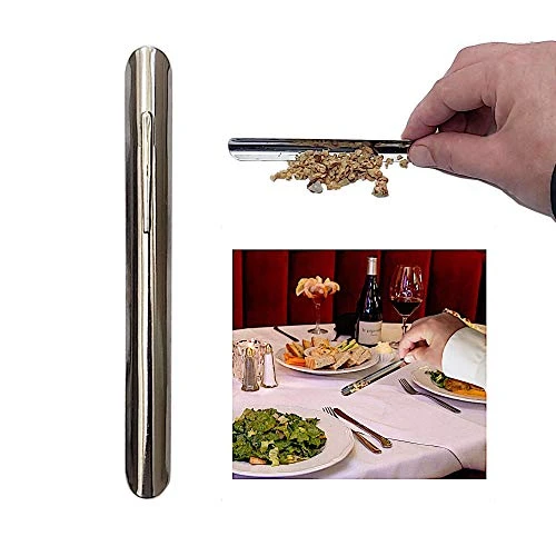 Stratus Stainless Steel Table Crumbers For Servers. Fine Dining Table Crumb Sweeper For Restaurant Tablecloths & Table Linen. Size - 6" Color - Silver 3 Stratus Stainless Steel Table Crumbers For Servers. Fine Dining Table Crumb Sweeper For Restaurant Tablecloths & Table Linen. Size - 6" Color - Silver