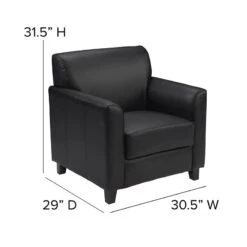 Flash Furniture HERCULES Diplomat Series Black LeatherSoft Chair -Amazon Store 41wIbWK9XGL