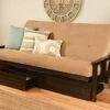 Kodiak Furniture Monterey Futon Set With Storage Drawers, With Espresso Base And Suede Peat Mattress -Amazon Store 41wKHQYhGAL
