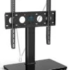 Universal TV Stand - Table Top TV Stand For 32-55 Inch LCD LED TVs - Height Adjustable TV Base Stand With Tempered Glass Base & Wire Management & Security Wire, Holds Up To 88lbs, VESA 400x400mm 2 Universal TV Stand - Table Top TV Stand For 32-55 Inch LCD LED TVs - Height Adjustable TV Base Stand With Tempered Glass Base & Wire Management & Security Wire, Holds Up To 88lbs, VESA 400x400mm -Amazon Store 41wOvYiqXdL