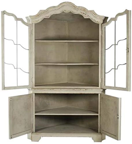 EuroLuxHome Display Cabinet Dennis Plywood Poplar Pine Wood New 4 EuroLuxHome Display Cabinet Dennis Plywood Poplar Pine Wood New - Image 2