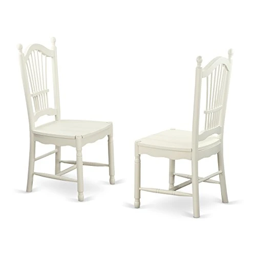 East West Furniture DOVE7-LWH-W Dining Set 7 East West Furniture DOVE7-LWH-W Dining Set - Image 5