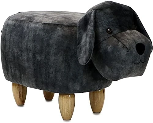 CRITTER SITTERS 14-in. Seat Height Brown Cow Animal Shape Ottoman - Furniture For Nursery, Bedroom, Playroom, And Living Room Decor 13 CRITTER SITTERS 14-in. Seat Height Brown Cow Animal Shape Ottoman - Furniture For Nursery, Bedroom, Playroom, And Living Room Decor - Image 11