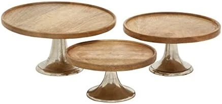 Deco 79 Modern Mango Wood Tiered Server, 14" X 14" X 25", Dark Brown 13 Deco 79 Modern Mango Wood Tiered Server, 14" X 14" X 25", Dark Brown - Image 11