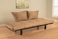 Best Futon Lounger - Mattress ONLY - Sit Lounge Sleep - Small Furniture For College Dorm, Bedroom Studio Apartment Guest Room Covered Patio Porch (Brown) -Amazon Store 41xYxjLCUQL. AC