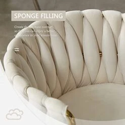 Tsuysi Velvet Dining Chairs Set Of 4, Modern Dining Chair With Golden Metal Legs, Woven Upholstered Dining Chairs For Dining Room, Kitchen, Vanity, Living Room (Beige) 21 Tsuysi Velvet Dining Chairs Set Of 4, Modern Dining Chair With Golden Metal Legs, Woven Upholstered Dining Chairs For Dining Room, Kitchen, Vanity, Living Room (Beige) -Amazon Store 41xgSoQX7aL