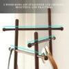Aibiju Heavy Duty Coat Rack Freestanding,Wooden Coat Hanger Stand With Storage Shelf And 3 Crossbar, Coat Tree Easy To Assemble For Home Office Suits Jacket Hat Umbrellas Brown YD-1440 2 Aibiju Heavy Duty Coat Rack Freestanding,Wooden Coat Hanger Stand With Storage Shelf And 3 Crossbar, Coat Tree Easy To Assemble For Home Office Suits Jacket Hat Umbrellas Brown YD-1440 -Amazon Store 41xwpk9jflL
