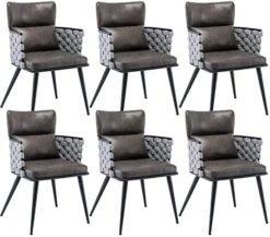 BFZ Mid-Century Modern Dining Chairs Set Of 4, Handmade Woven Kitchen Chairs, Suede Fabric Dining Chairs With Metal Legs For Kitchen, Dining Room, Living Room 31 BFZ Mid-Century Modern Dining Chairs Set Of 4, Handmade Woven Kitchen Chairs, Suede Fabric Dining Chairs With Metal Legs For Kitchen, Dining Room, Living Room -Amazon Store 41y3eEqfgdL. AC