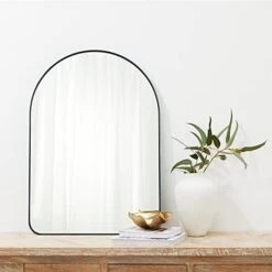TEEBARN Brushed Nickel Arched Mirror 24x36 Wall Mounted Bathroom Mirror With Metal Frame Arched Top Vanity Mirror For Wall Decor Hangs Vertically 19 TEEBARN Brushed Nickel Arched Mirror 24x36 Wall Mounted Bathroom Mirror With Metal Frame Arched Top Vanity Mirror For Wall Decor Hangs Vertically -Amazon Store 41yMz5Q7biL. AC