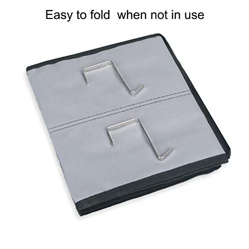 LONGTEAM Thick Oxford Fabric Over The Door Shoe Organizer 12 Pockets Hanging Shoe Storage Holder For Bedroom, Bathroom And College Dorm Room (Gray) 6 LONGTEAM Thick Oxford Fabric Over The Door Shoe Organizer 12 Pockets Hanging Shoe Storage Holder For Bedroom, Bathroom And College Dorm Room (Gray) - Image 4