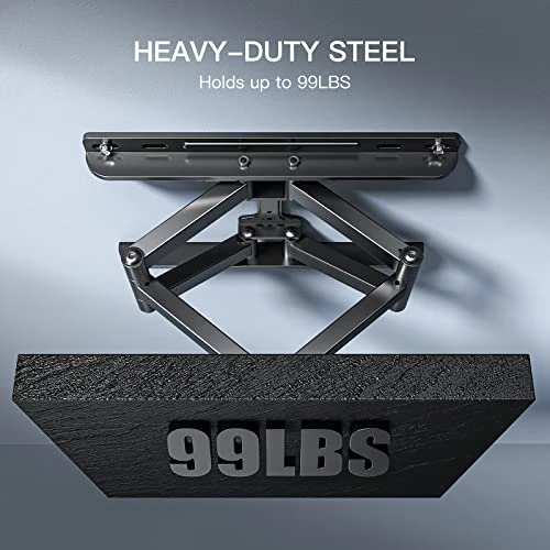 PERLESMITH TV Wall Mount Full Motion For 32-65 Inch Flat Curved Screen TVs, TV Mount With Swivels Tilts Extension Dual Articulating Bracket Arms Supports TV Up To 99 Lbs Max VESA 400x400,PSMFK9 8 PERLESMITH TV Wall Mount Full Motion For 32-65 Inch Flat Curved Screen TVs, TV Mount With Swivels Tilts Extension Dual Articulating Bracket Arms Supports TV Up To 99 Lbs Max VESA 400x400,PSMFK9 - Image 6