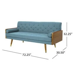 Christopher Knight Home Aidan Mid Century Modern Tufted Fabric Sofa, Blue 12 Christopher Knight Home Aidan Mid Century Modern Tufted Fabric Sofa, Blue -Amazon Store 41yqwsJAupL